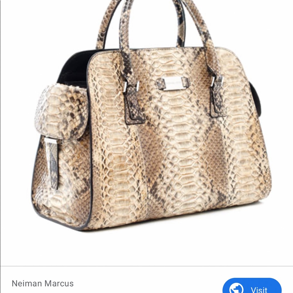 Gia Python Satchel - image 1